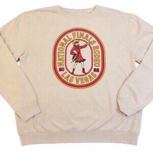 PRORODEO 2022 National Finals Rodeo Las Vegas Sweatshirt Large Western Cowgirl